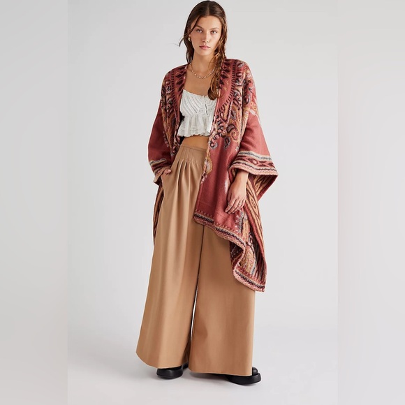 Free People Valley View Cozy Poncho - Picture 3 of 7